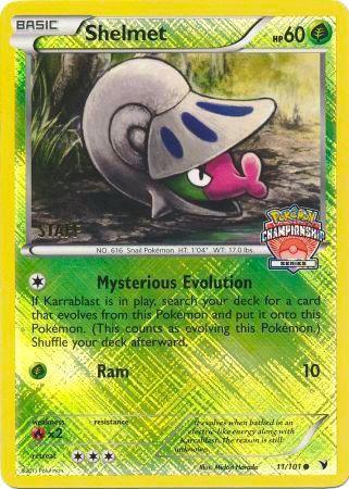 Noble Victories Shelmet [Series-Championship-Staff] Pokémon card